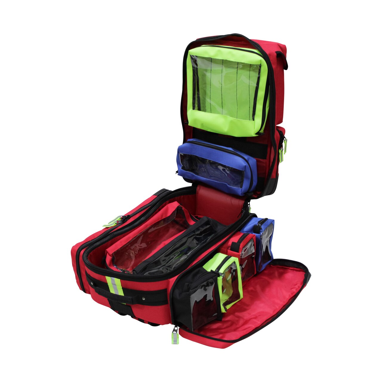 KEMP Ultimate EMS Backpack Premium Red Line Live Action Safety