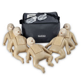 CPR Prompt 5 Pack Infant Training and Practice Manikin - Tan