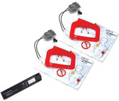 LIFEPAK CR Plus/EXPRESS Battery w/2 Set Electrode Pads - Adult