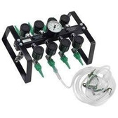 Octi-Flo2 Portable Medical Oxygen Manifold with mask