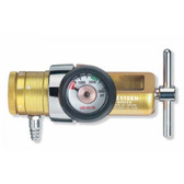 Aluminum Oxygen Regulator - 0-25 LPM (1 Barb) - Western