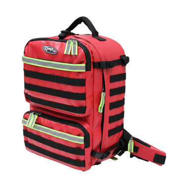 KEMP Rescue And Tactical Backpack - Premium Red Line - Fluid Resistant