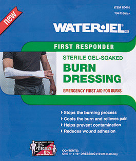 sterile dressing for burns Burnshield Dressing, 4 x 4 Burnshield USA Burnshield Sterile First Aid Burn