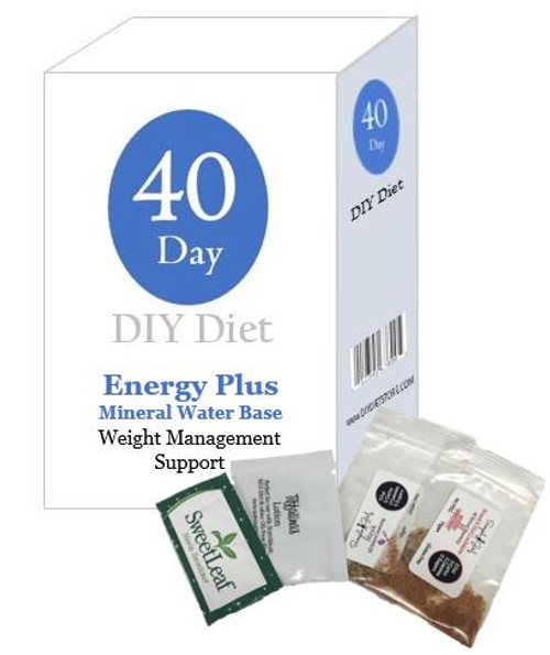 40 Day DIY Diet Weight Loss Package Plus Energy (Mineral Water Base)