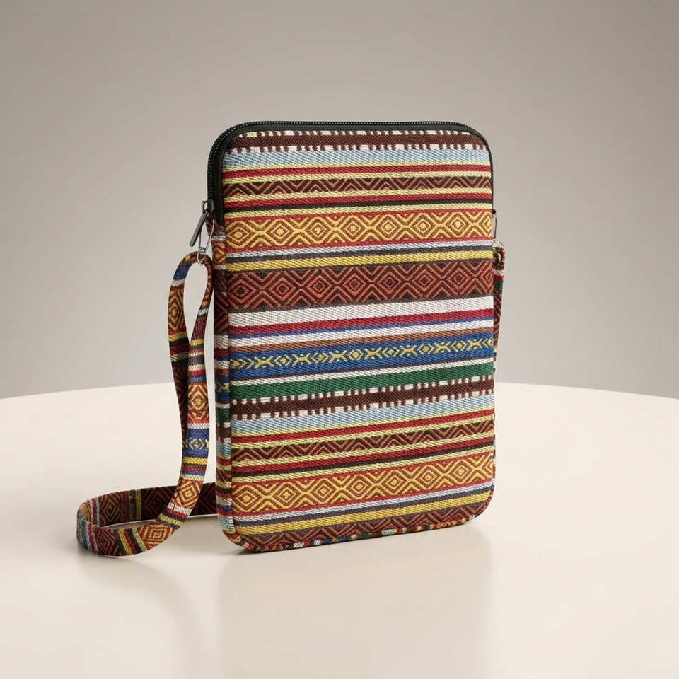 Embroidered Hand-Woven Laptop Bag – New Style