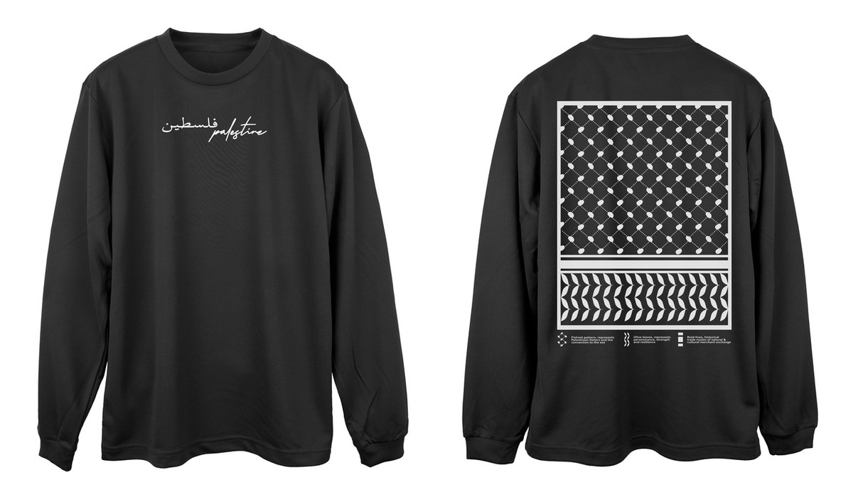 Palestinian Kuffiyeh Long Sleeve T-Shirt