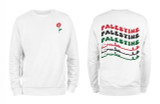 Poppy Flower Palestine Crewneck