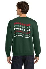 Palestine Wavy Crewneck