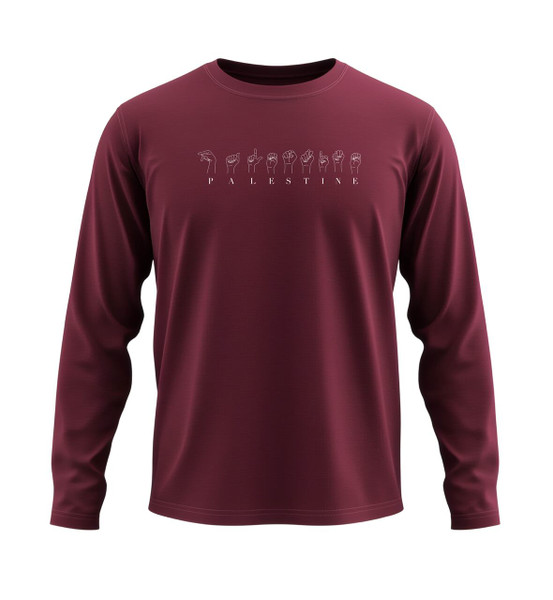 ASL Palestine Long Sleeve T-Shirt