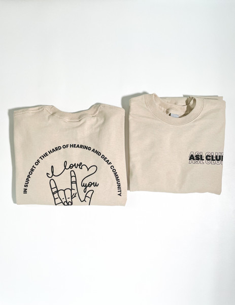 Deaf and Hard of Hearing Support Club Shirt