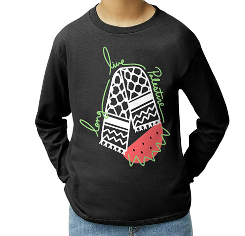 Youth Long Live Palestine Long Sleeve Shirt