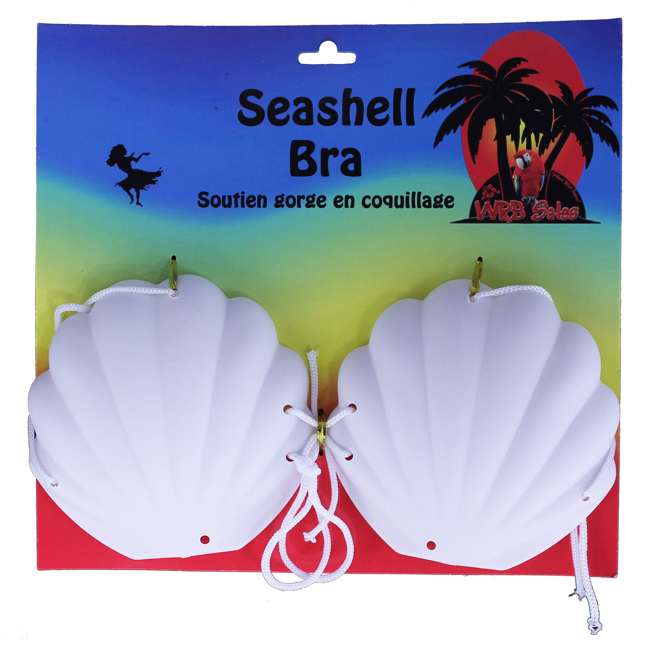 Adult Plastic Seashell Bra  WRB Sales Wholesale Canada