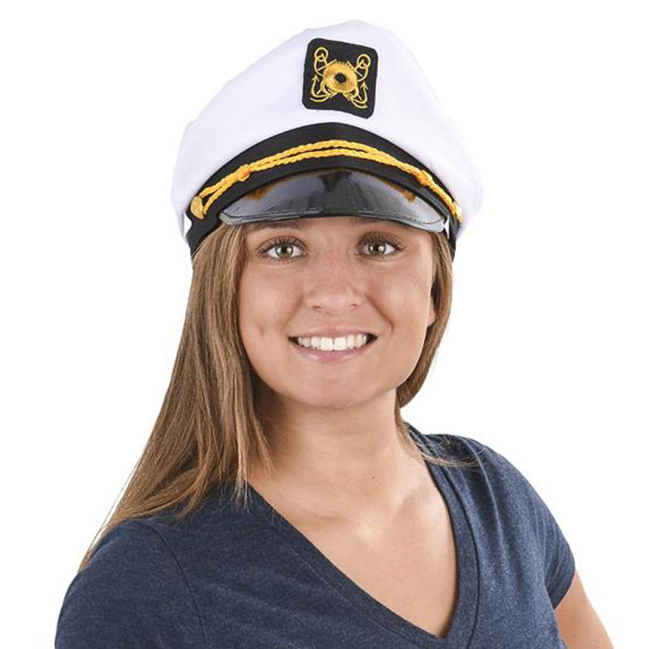White Captain Hat  WRB Sales Wholesale Canada