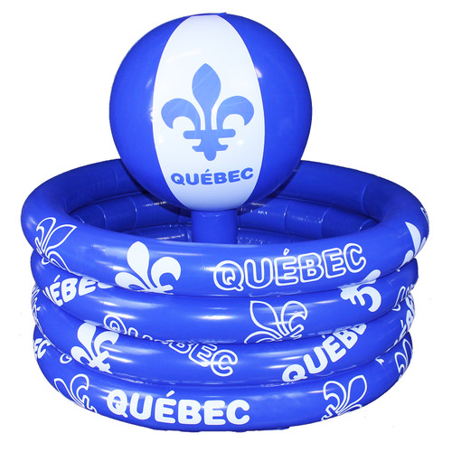 Quebec Inflate Beach Ball Party Cooler | Glacière flottante gonflable Québec