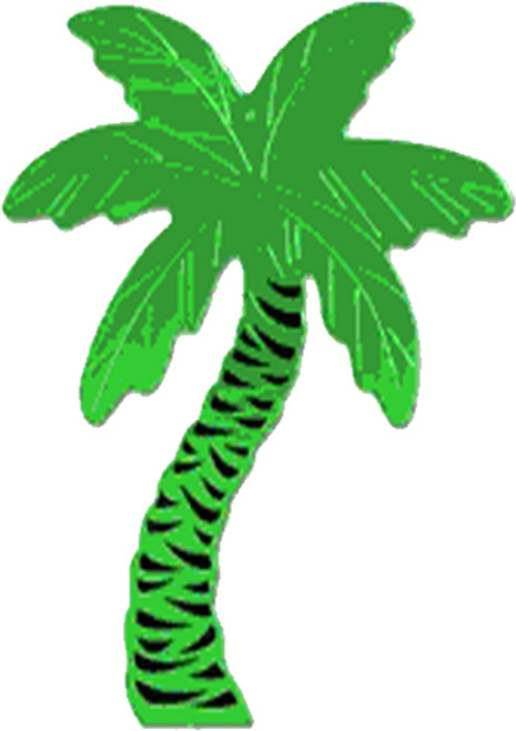 Foil Palm Tree Cutout