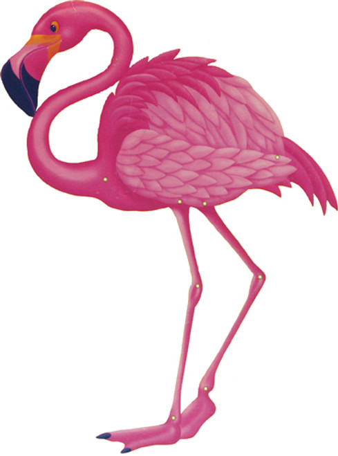 Cardstock Flamingo Jointed Cutout