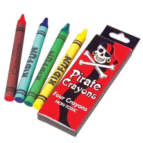 Pirate Crayons 4 Pack