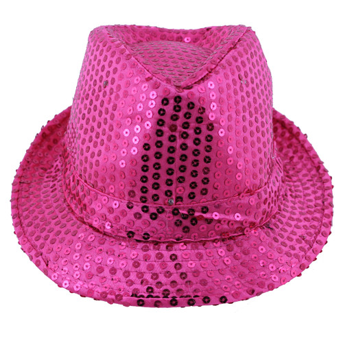 Pink Flashing Fedora