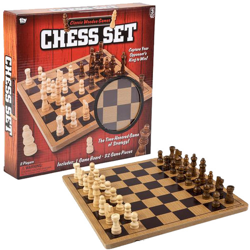 10" Wooden Chess Set