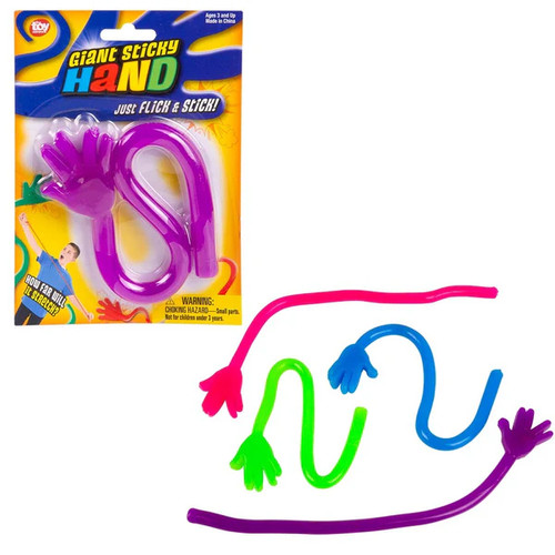 13" Giant Sticky Hand -Carded