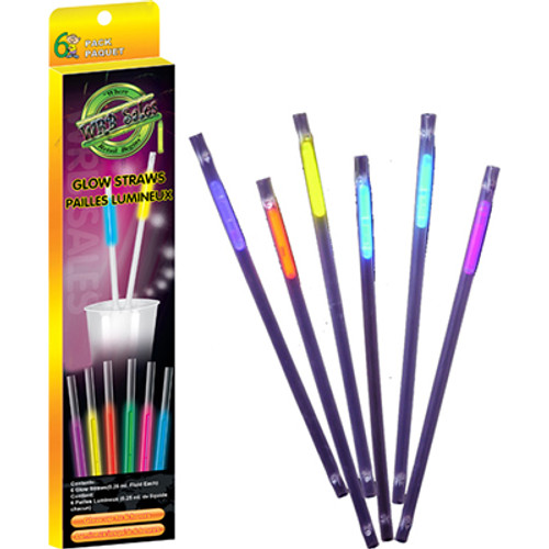 Glow Motion Straws 6PK