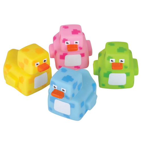 2" Pixelated Rubber Duckies