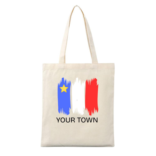 Acadian Canvas Tote Bag 12.75"