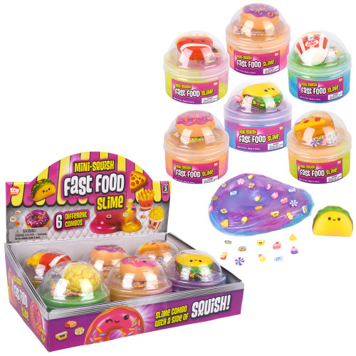 3.25" Fast Food Squish Toy Slime