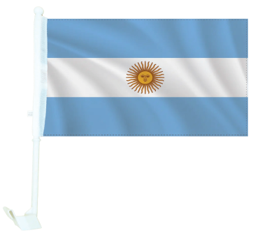 Argentina Car Flag 12"x18"