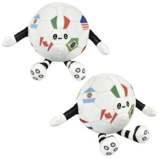 5" World Cup Soccer Ball Plush with Legs