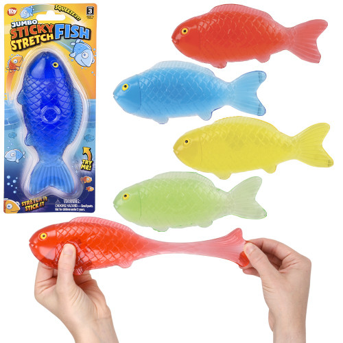 7.5" Jumbo Sticky Stretch Fish