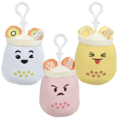 4" Bubble Tea Backpack Clip