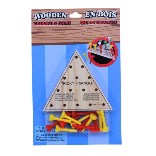 4.5" Wooden Triangle Game