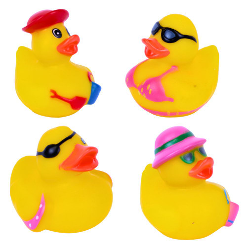 2" Beach Rubber Duckies