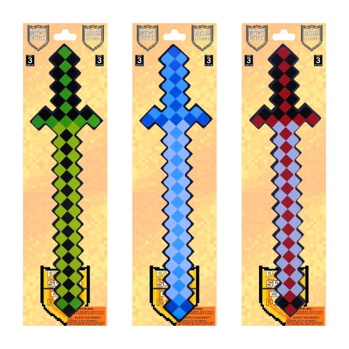 18" Pixel Foam Sword