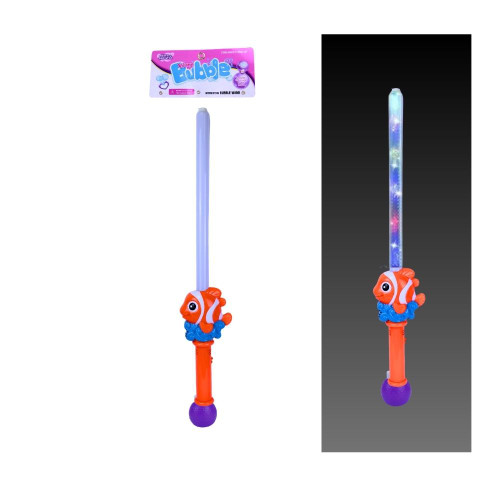 27" Light-Up Clown Fish Bubble Sword