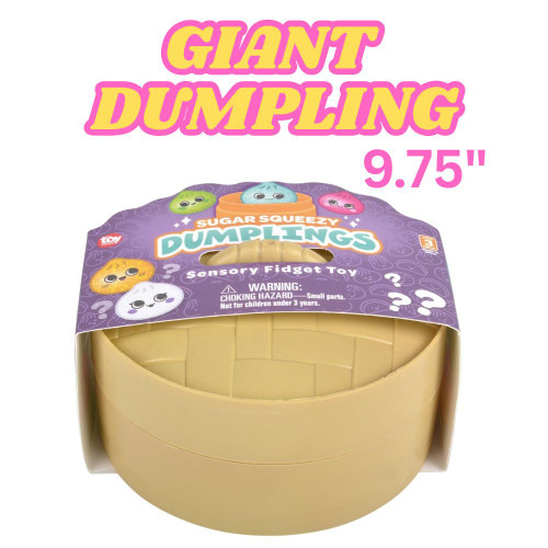 9.75"  Giant Squish Stretch Surprise Dumpling