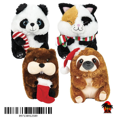 8.5" Belly Buddies Christmas Assortment