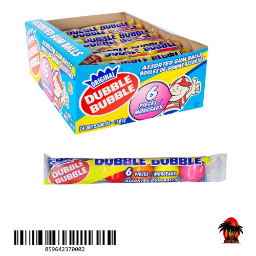 Dubble Bubble Original Assorted Gum Balls