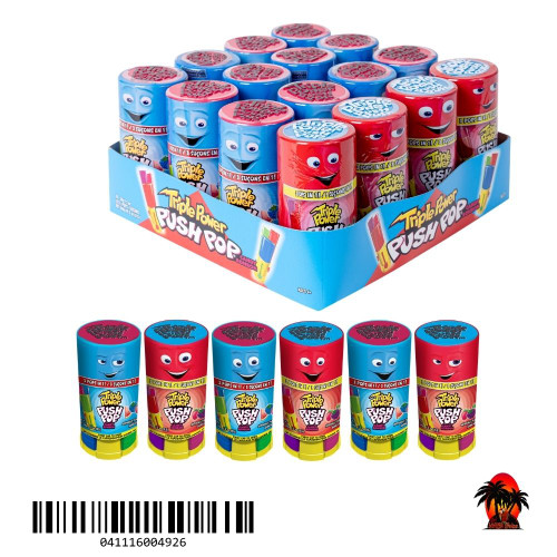 Triple Power Fruit Push Pop