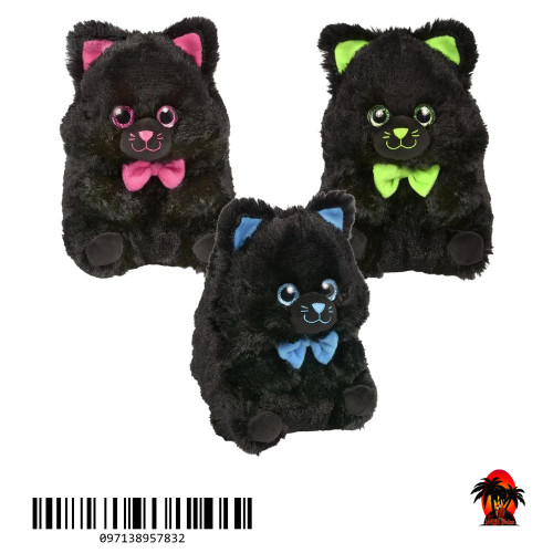 7" Belly Buddy Black Cat