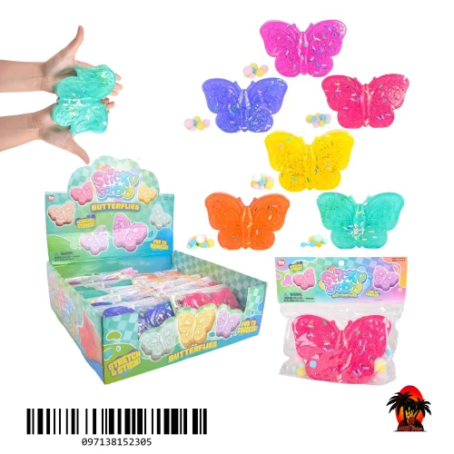 4" Sticky Squish Butterfly