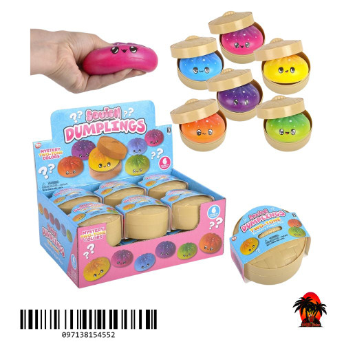 3.5" Squish Surprise Foam Two-Tone Dumplings