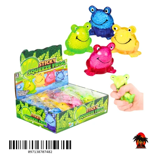 2.5" Squeeze Sticky Frog