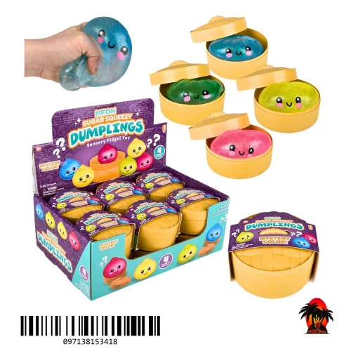 3" Sugar Squeezy Surprise Neon Dumpling