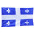 Quebec Flag Large 3 x 5 Feet Drapeau Quebec