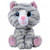 Glitter Eyes Striped Cat Plush