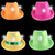 These deluxe Mini Fedora Flashing Hat hair clips are a great accessory for any costume. These are a great quality item for the price with flashing lights.