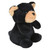 5" Weez Black Bear Plush