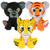 9.5" Jungle Cat Plush Assortment